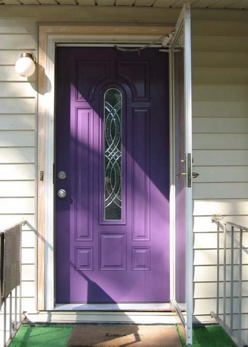 hieno etuovi malleja violetti lila väri kotiin