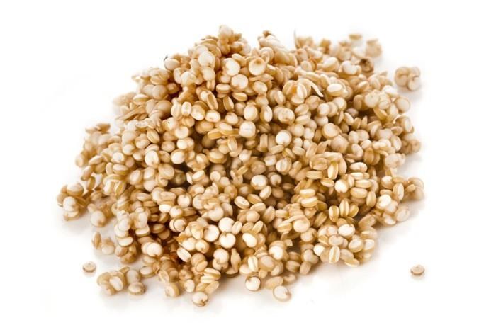 Valmista quinoa -jyvät