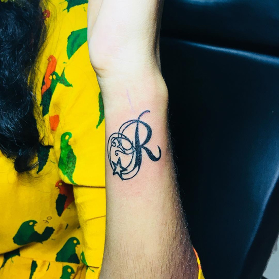 R Latter Tattoo