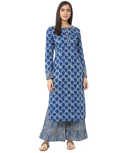 Radzsasztáni nyomtatott Kurti