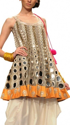 Rajasthani Mirror Work Kurtis