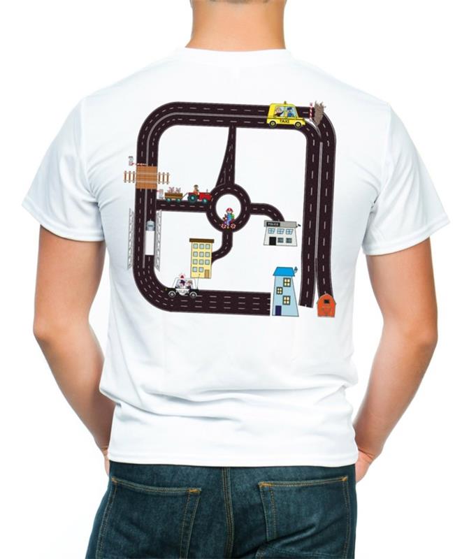 selkähieronta t -paita design crossing