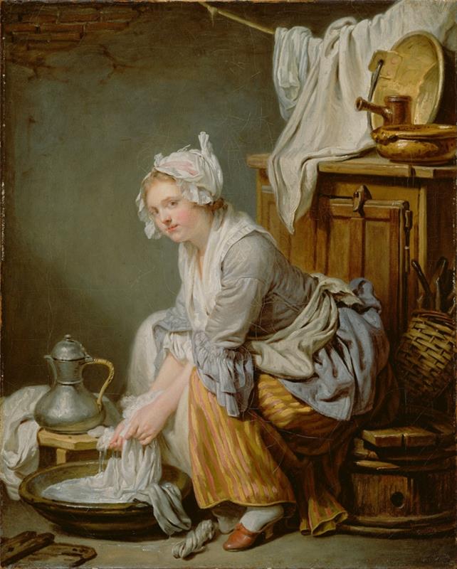 realismi taidekangas Jean Baptiste Greuze pesula