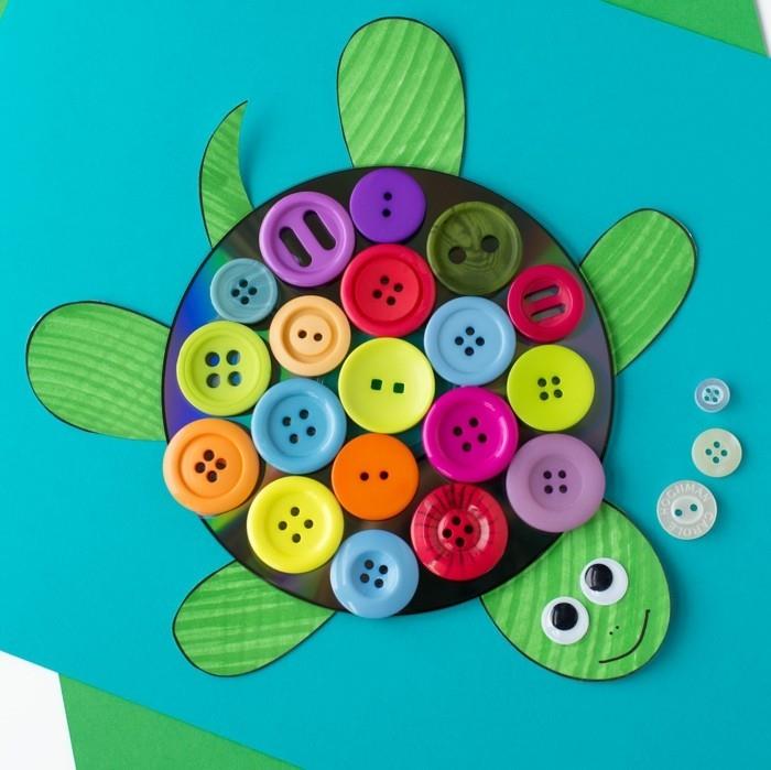 kierrätys bastelin cd -levyillä kierrätysideoita seinäkoristeideoita kynttilänjalka lasten kanssa