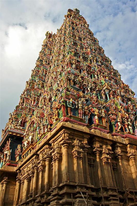 matkustaa Intian madura -temppeliin