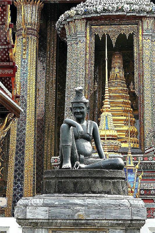 matka Thaimaahan edestakainen grand palace bangkok