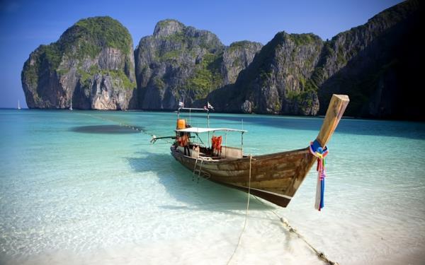 Maya Bay, Koh Phi Phi Ley, Thaimaa.