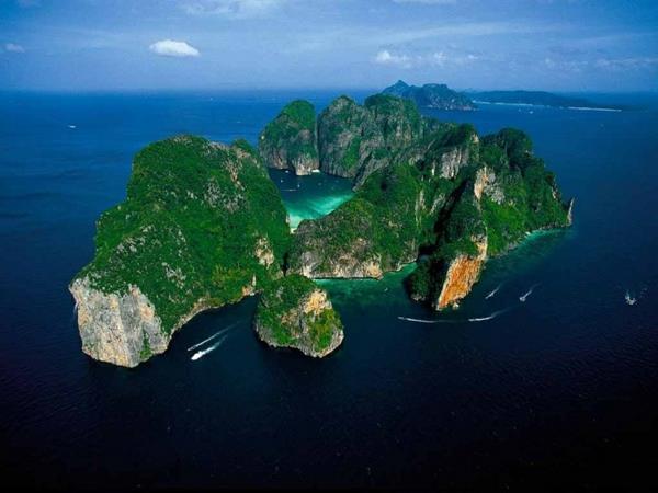 matka Thaimaahan suorita Thaimaan saaret koh phi phid -matka