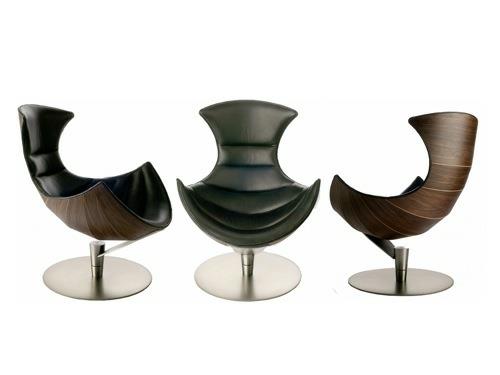 retro moderni nojatuoli suunnittelee nahkaa kauniin