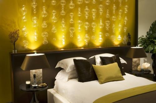 romanttinen valaistus led -lamput makuuhuoneen päätypeite upotettavat valot