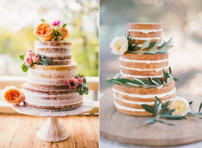 romanttinen kakku koristelu boho tyyliin lattiakakku häät