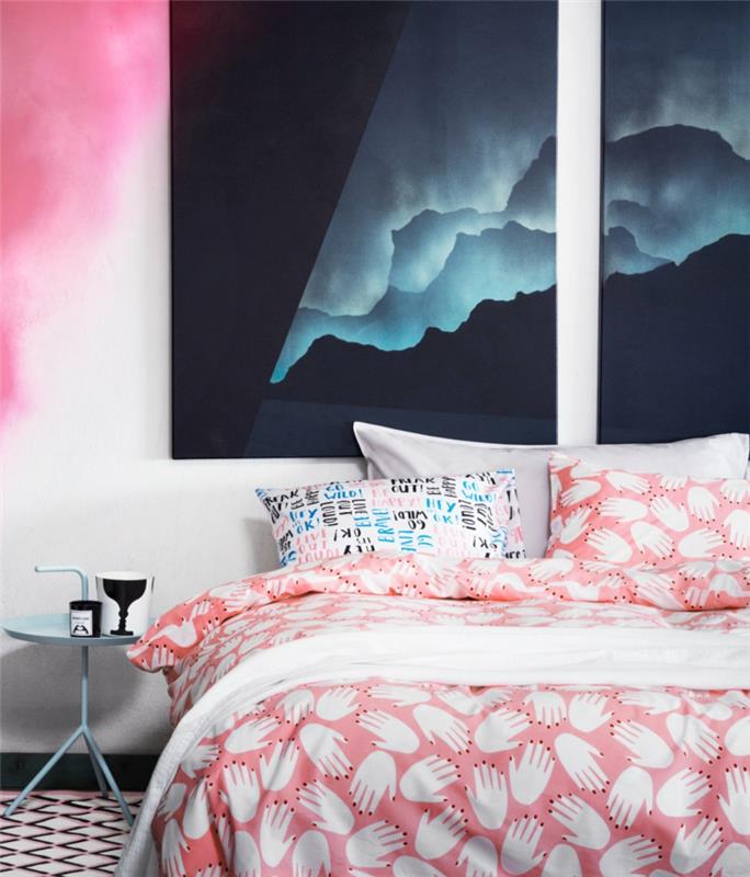 vaaleanpunaisia ​​koriste -esineitä verkossa HundM Home -vuoteet