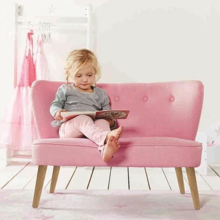 vaaleanpunainen sohva lastentarha suunnittelu lastentarha huonekalut