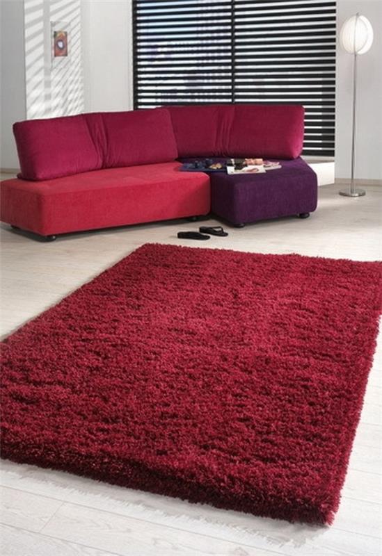 punainen näyttää ylellisiltä matoilta pehmeät huonekalusohvat