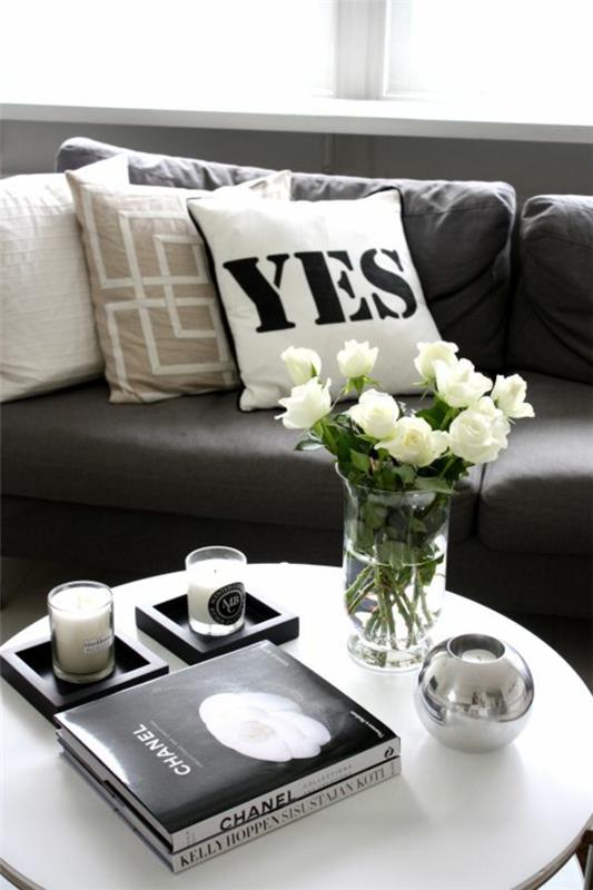 pyöreät sohvapöydät olohuone moderni sisustus muotisuunnittelu