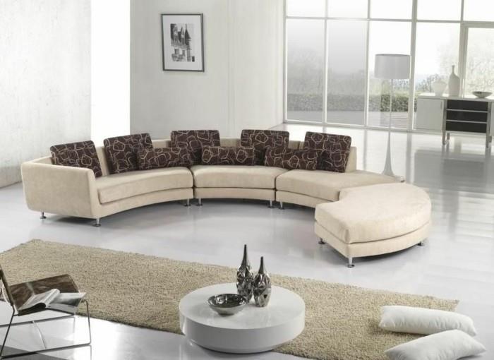 pyöreä sohva beige pyöreä sohva erillinen moderni olohuone