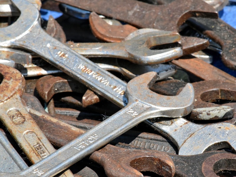 Sådan fjernes rust fra metal