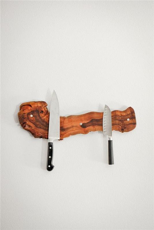 maalaismainen DIY -magneettinauha veitsille rakenna itse Ohjeita keittiövarusteisiin
