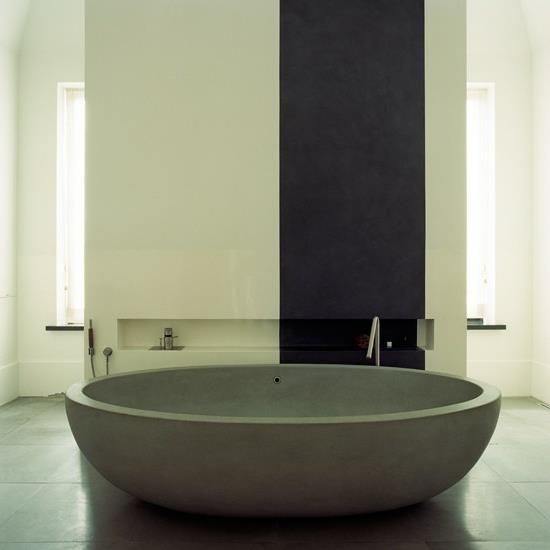 tosiasiallinen taiteellinen tyyppi kylpyamme moderni kylpyhuone