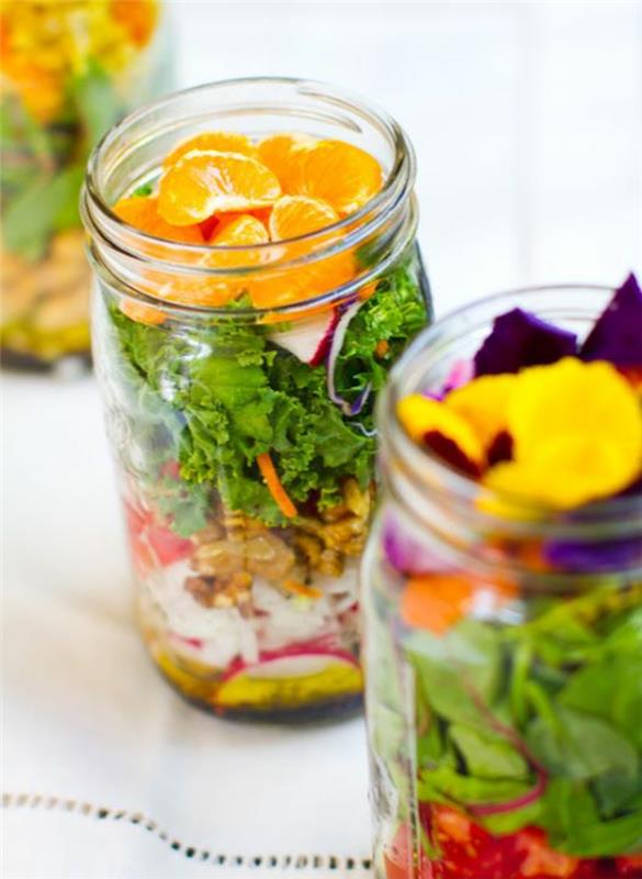 laihdutus salaatit salaatti reseptit tuotteet lasissa