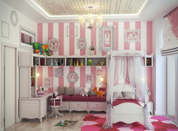 makuuhuoneen suunnittelu lastenhuone nuhjuinen tyylikäs tyyli