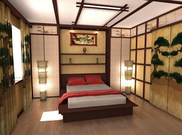 makuuhuone aasialainen kokoontaitettava sänky