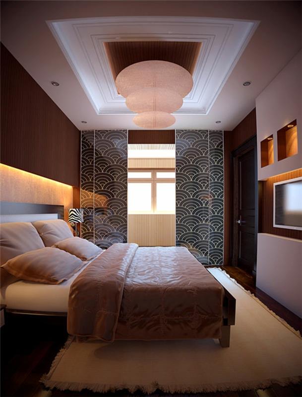 makuuhuoneen sisustusesimerkit neutraalit värit matto