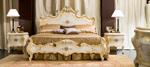 barokkityylinen makuuhuone