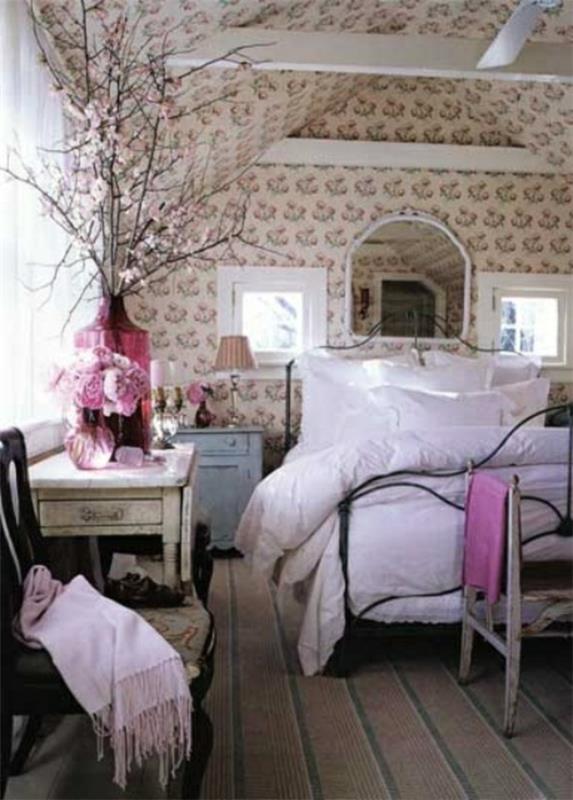 makuuhuoneen koriste violetit koriste -elementit oksat