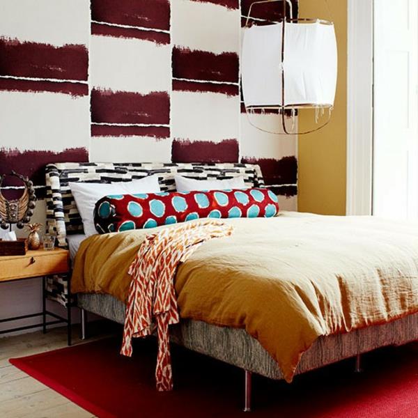 makuuhuoneen sisustusvärit design deco -ideat keltainen