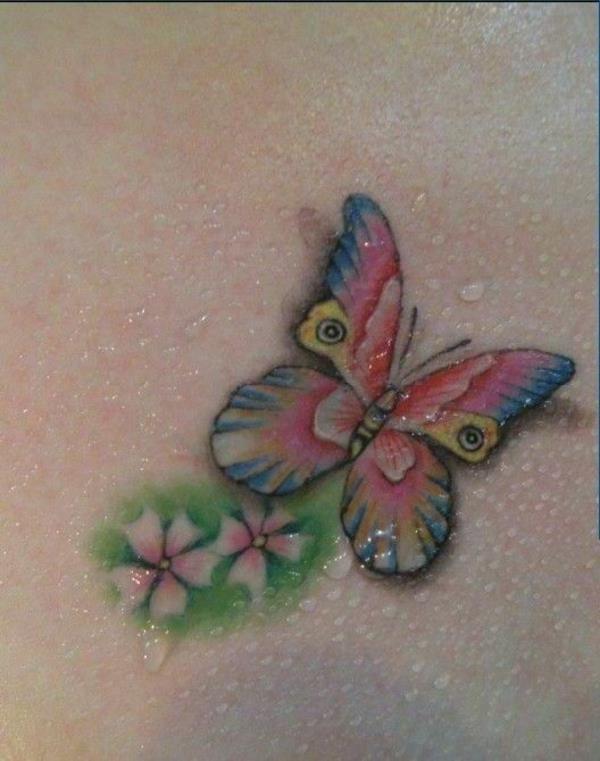 tatuointi aiheita kiimainen 3d tatuointeja kukilla