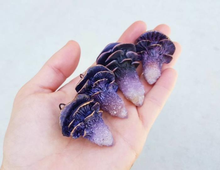 osta koruja verkosta etsy violetti ketju riipus sienet maaginen rihkamaa