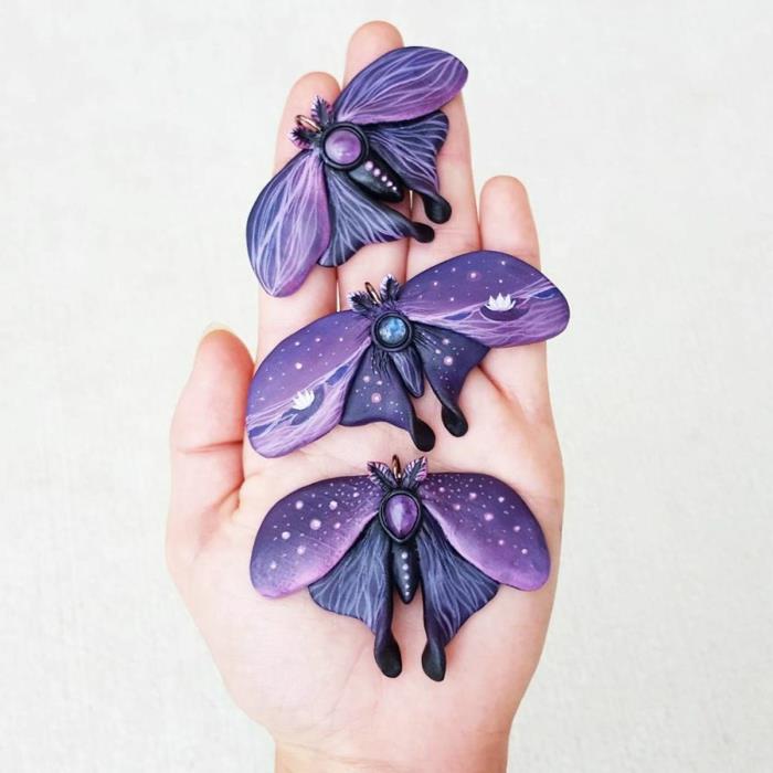 osta koruja verkossa etsy violetti perhosia riipus