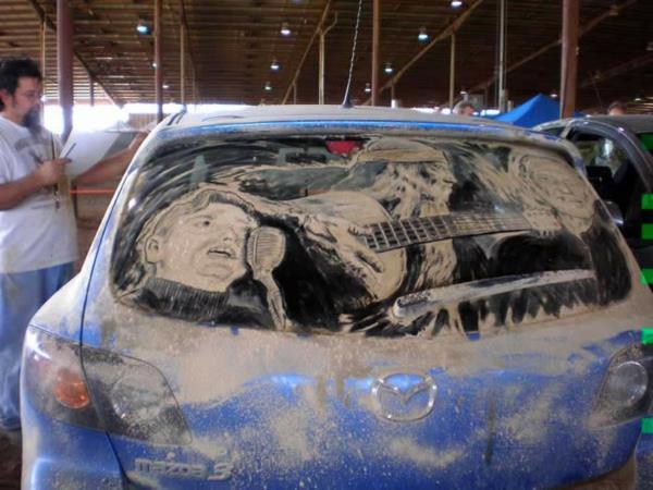 likainen autot taide pöly maalaus musiikkia
