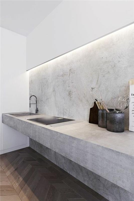 kauniit keittiöt kuvat keittiöideat moderni keittiö suunnitelma betoni keittiö työtaso
