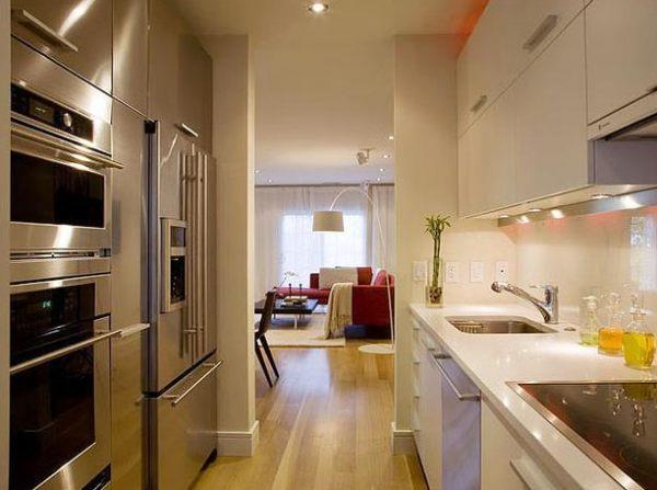 kauniita suunnitteluideoita pieniin keittiöihin värit puiset lattiavalaisimet kulho