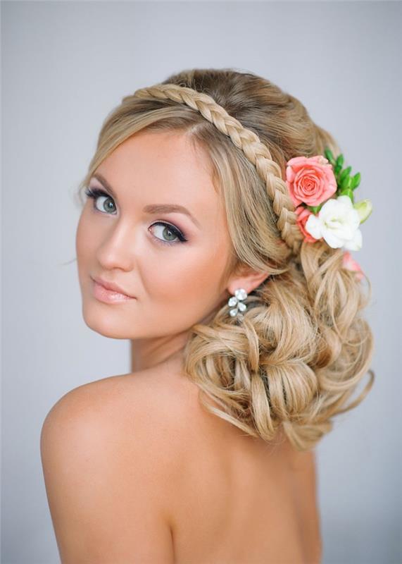 kauniita kampauksia häät hieno updo