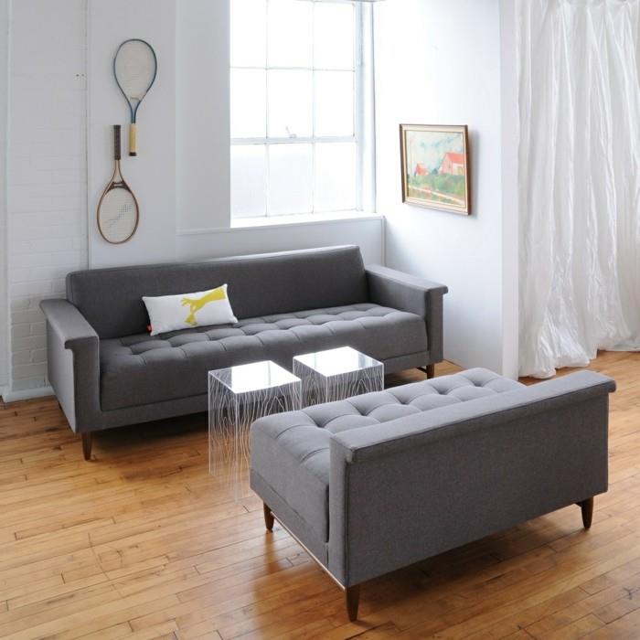 kauniit sohvat harmaat sohvat modernit sivupöydät seinäkoriste