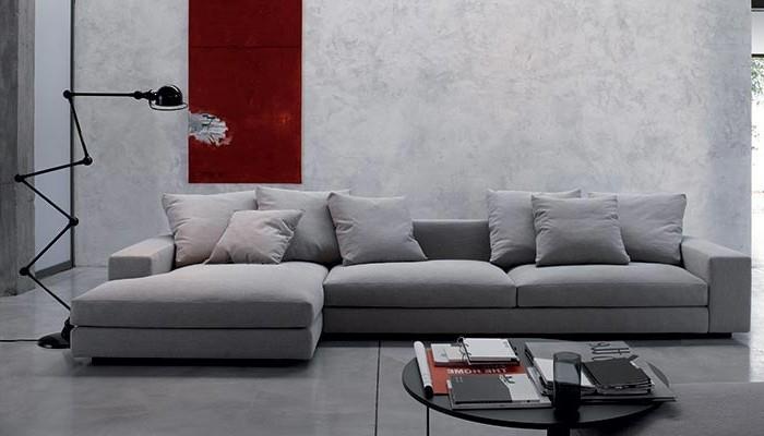 kauniit sohvat vaaleanharmaa kulmasohva moderni lattiavalaisin