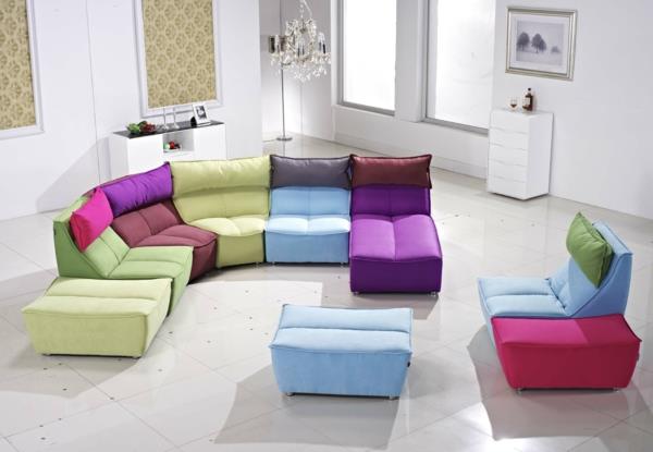 kauniit sohvat moduuli sohva värikäs moderni
