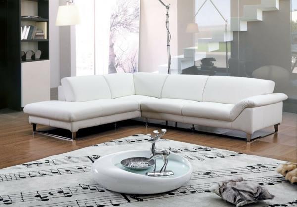 kauniit sohvat valkoinen sohva nahka metallikehys