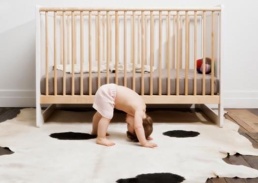 ihana ympäristöystävällinen lasten huonekalujen pinnasänky vauva