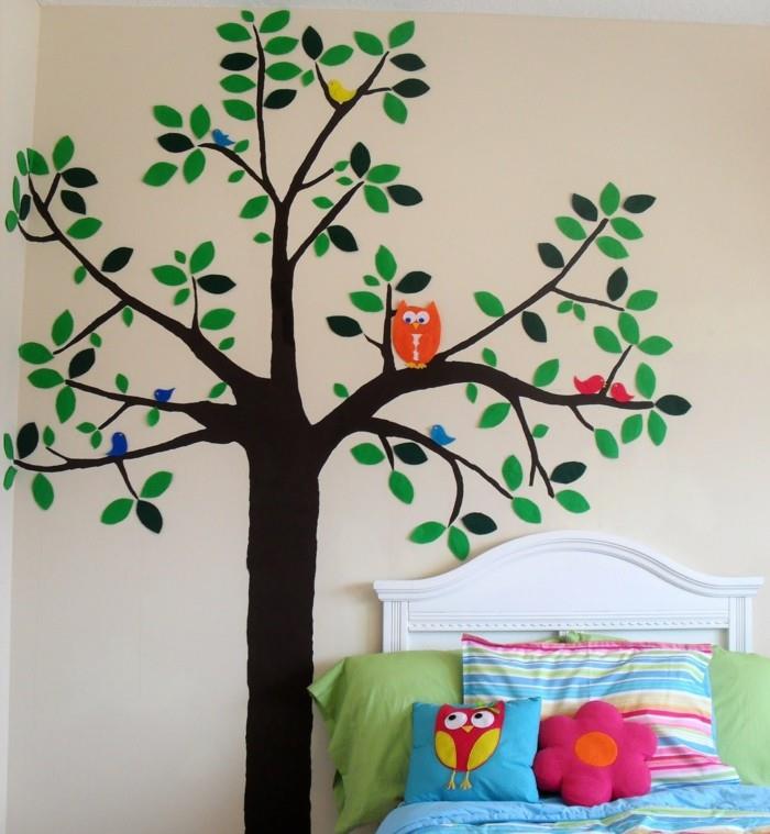 kauniit seinä tarrat deco ideoita lastentarha puu