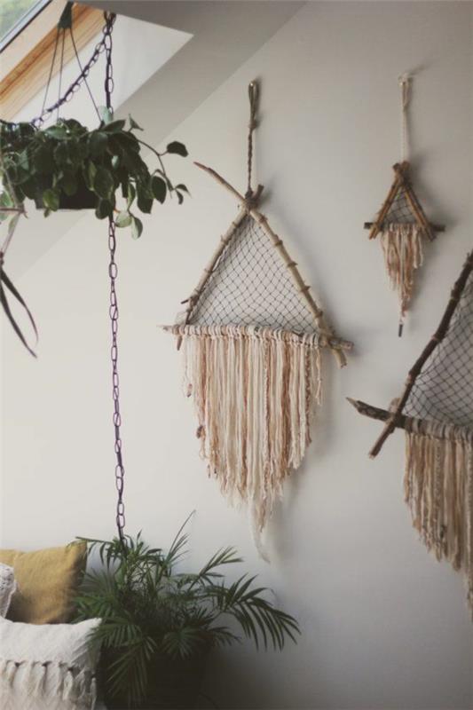 kauniita huonekasveja kuvia riippuva kori seinän koristelu