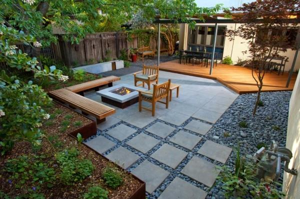 mukava patio palo kuoppaan