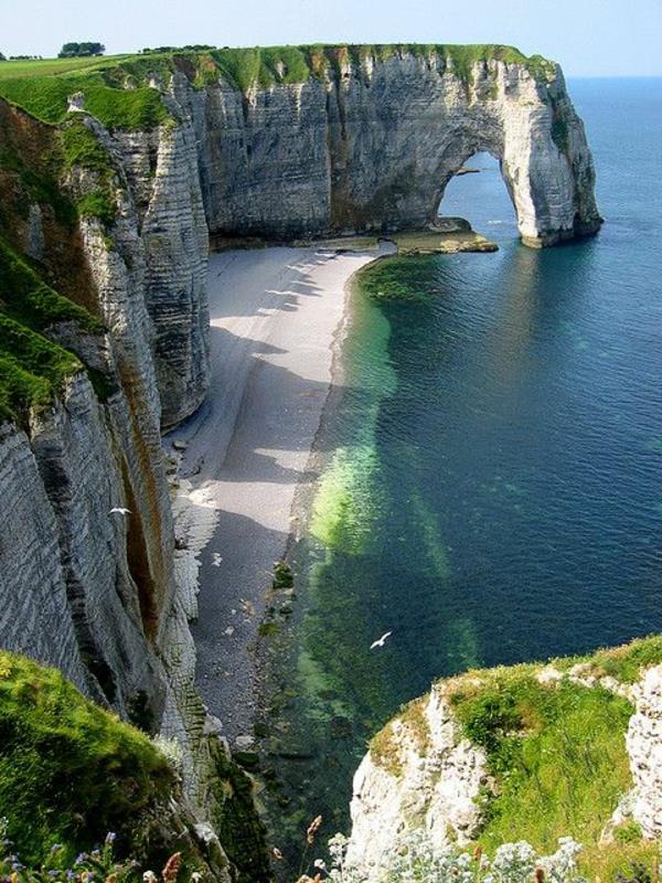 Euroopan kauneimmat rannat Étretat France