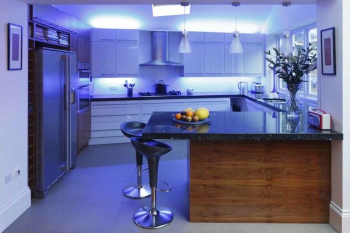 kaapin valot keittiön keittiökaapit led -valot keittiösaaren lattialaatat