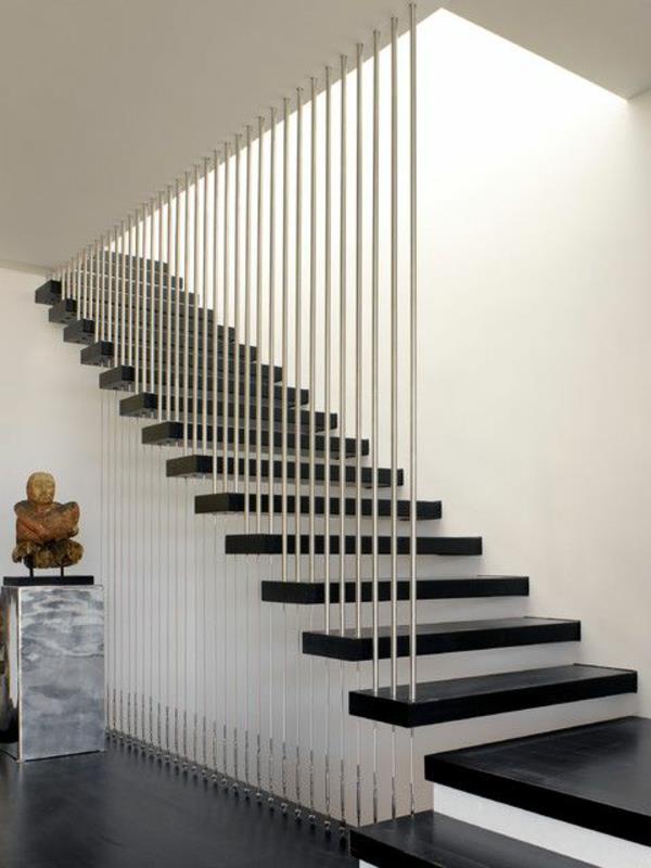 kelluva moderni portaikko kontrastivärit