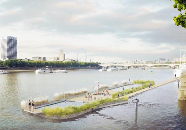 uima -altaan suunnitteluprojekti thames pool studio octopi arkkitehdit