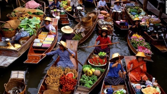 kelluvat markkinat bangkok